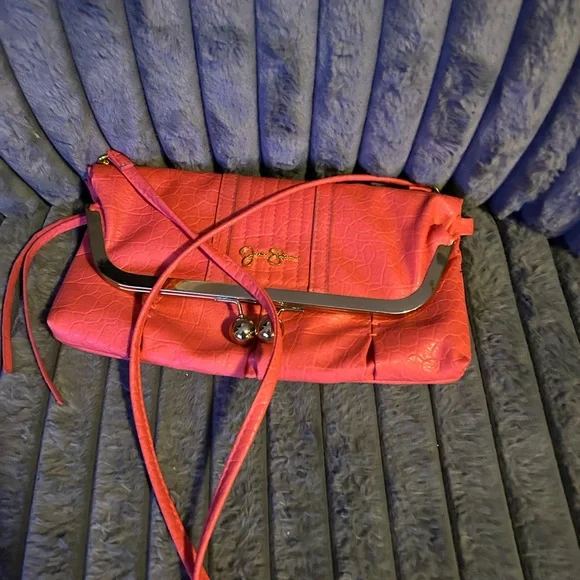 Pink Jessica Simpson Clutch Crossbody Bag - Picture 5 of 5